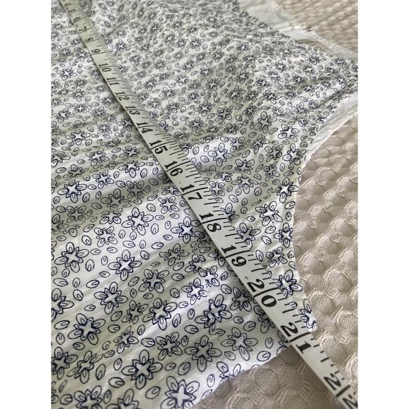 Loft Blue White‎ Geo Tiered Swing Dress Sz XL - Picture 6 of 11